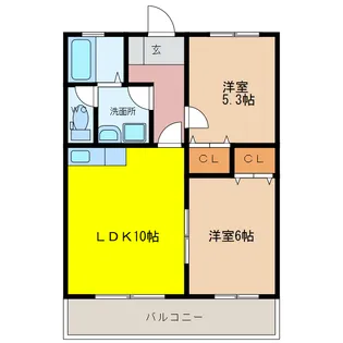 3mile’s【1階】の間取り