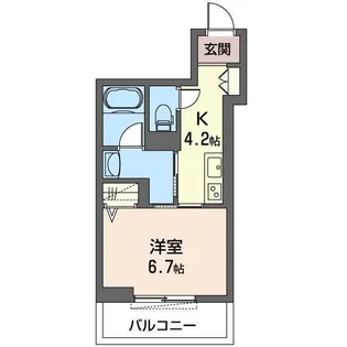 アトリエール【2階】の間取り