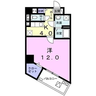 カーサトレンタ【2階】の間取り