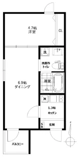 サンリジェール【2階】の間取り