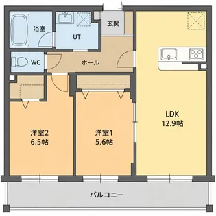 Felicias【5階】の間取り