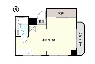 メゾンイーグル【3階】の間取り