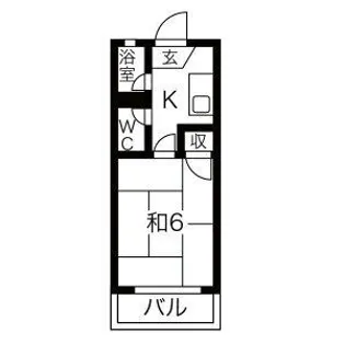 グリーンハイム【2階】の間取り