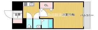 エスプレイス難波サウスゲート【12階】の間取り