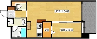 TSUBAKI【6階】の間取り