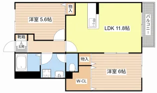 サンシティ A【1階】の間取り