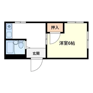 サウスアヴェニュー【3階】の間取り