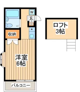 オーク玉川学園【2階】の間取り