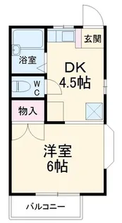 メゾン茜【1階】の間取り