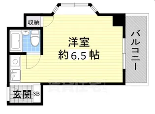 REBANGA十三アパートメント【8階】の間取り