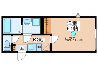 ピークヴィレ堀切菖蒲園【1階】の間取り