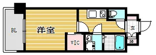 エンクレスト天神MERSII【9階】の間取り