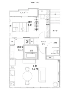 ヴィラ アイリス【2階】の間取り