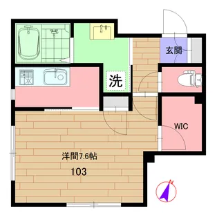 アトリエール【1階】の間取り