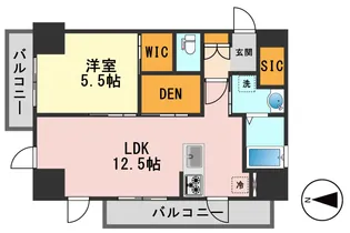 プレミア亀有【5階】の間取り