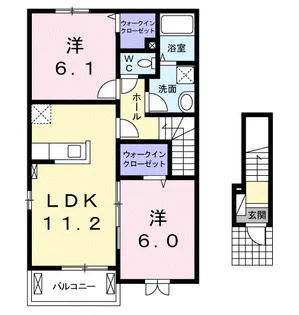 メゾン・ナンジョー【2階】の間取り