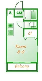 メゾンはる【1階】の間取り