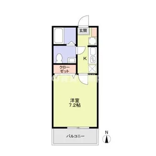 α parks hills【2階】の間取り