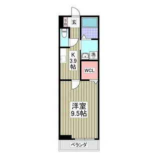 ES鴨宮【3階】の間取り