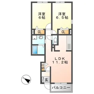 プラティエ【1階】の間取り