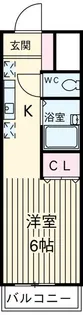 ダジュール【8階】の間取り