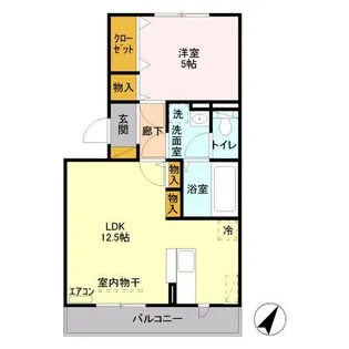 サンルーチェ【2階】の間取り