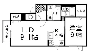 buena vida(ブエナヴィーダ)【1階】の間取り