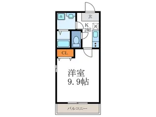 sunrise出町【2階】の間取り