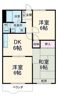 アイビーセフィラ三田弐番館【2階】の間取り