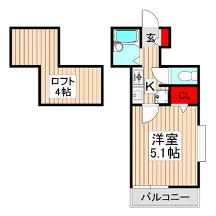 ルーセント【2階】の間取り