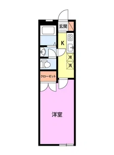 蓮B【2階】の間取り