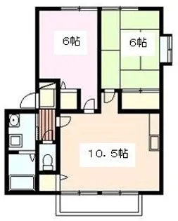 ソレジオKANDA A【2階】の間取り