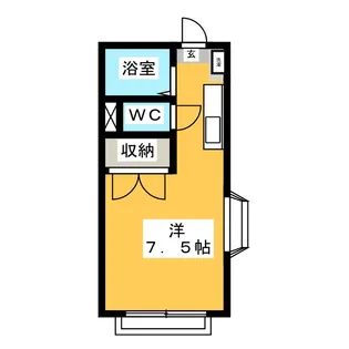 エステートK【2階】の間取り