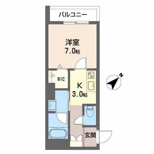 シャーメゾンK【1階】の間取り