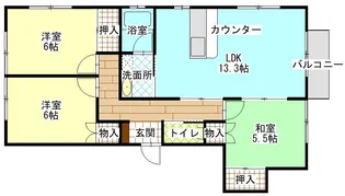 セレクトハイツ【2階】の間取り