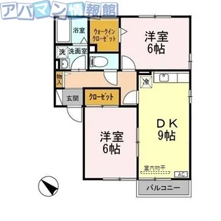 グランメールYB【2階】の間取り