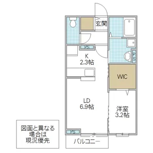 Jコート【1階】の間取り