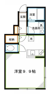 T・フラット高田馬場【1階】の間取り
