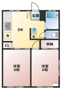 グリーンコート椿森【1階】の間取り