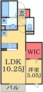 CRESCENT【1階】の間取り