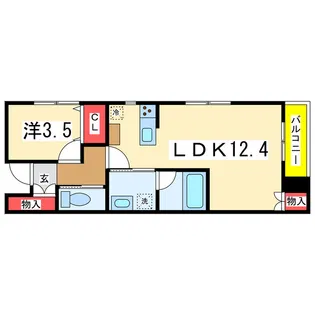 メゾンT・S学校町【3階】の間取り