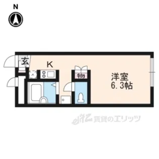 レオパレスMIO【2階】の間取り