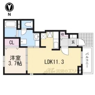 ひまわり【1階】の間取り