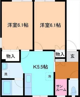 ドミールV【2階】の間取り