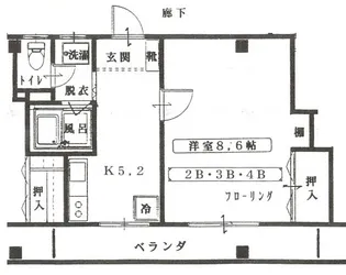 エトワール・タナカ【2階】の間取り