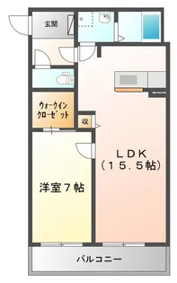 クアトロ【1階】の間取り