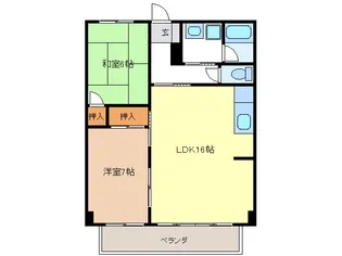 岐阜県岐阜市福光東2【マンション】の間取り
