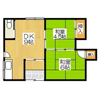 望洋荘【1階】の間取り