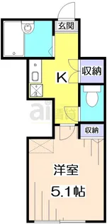 東京都西東京市東町2【アパート】の間取り