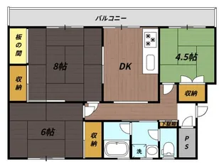 レインボーハウス有秋台西C35棟【3階】の間取り